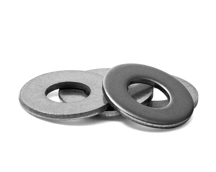 WASHER, FLAT, 1/4" ID, S/S